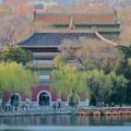 春分 | 拍堤春水四垂天,红墙白塔,小花杨柳